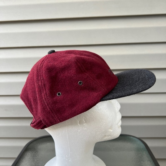 Vintage 90’s Nautical 80% Wool Hat Red/Black - Picture 3 of 8